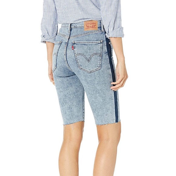 levis biker shorts